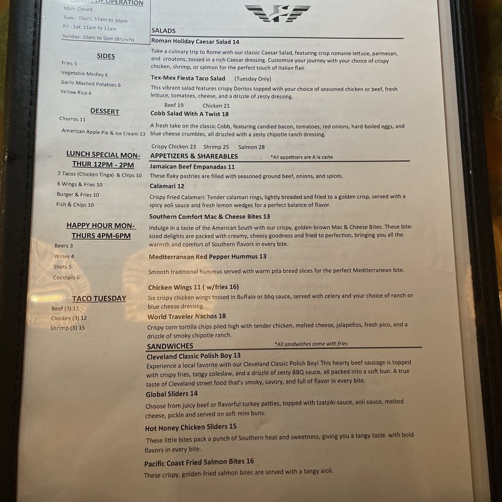 Menu Menu