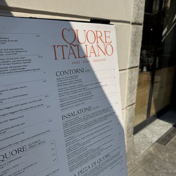 Quore Italiano - Menu - Pizza Near Me - Milan, Michigan