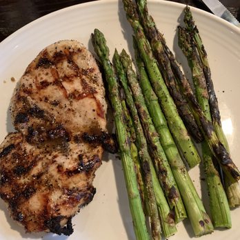 Carrabba's Italian Grill - Grilled chicken and asparagus. - Italian Near Me - Orem, Utah