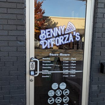 Benny Diforza's - The box barely fit through the door - Pizza Near Me - Alexandria, Virginia