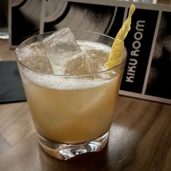 Kiku Room - $10 rotating classic. Whiskey, honey, and lemon. Well balanced! - Cocktail Bars Near Me - San Diego, California