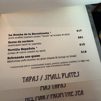 Malagon - Menu - Spanish Near Me - Charleston, South Carolina Malagon - Menu - Spanish Near Me - Charleston, South Carolina