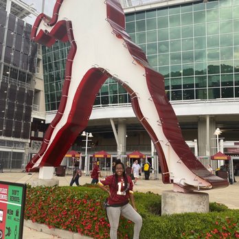 Commanders Field - Me in front of the stadium - Stadiums & Arenas Near Me - Landover, Maryland Commanders Field - Me in front of the stadium - Stadiums & Arenas Near Me - Landover, Maryland