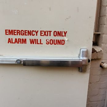 Full Access Control - Installation of alarm panic bar with commercial lever in Beverly Hills. - Keys & Locksmiths Near Me - Beverly Hills, California