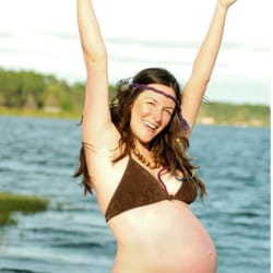 Sacred Birth Midwifery - Radiant pregnant friend!