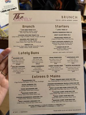 Menu photo 4 Lately Cafe Long Island City, NY