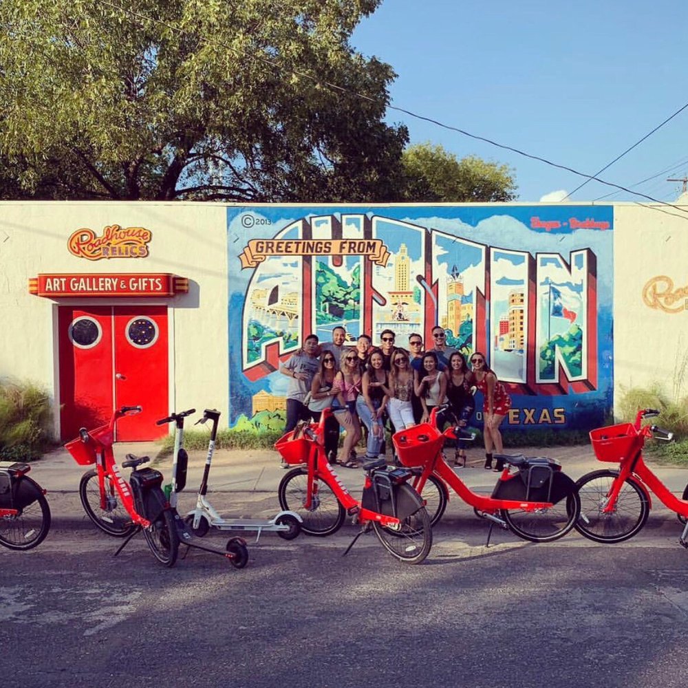 Greetings From Austin Postcard Mural - Public Art Near Me - Austin, Texas Greetings From Austin Postcard Mural - Public Art Near Me - Austin, Texas