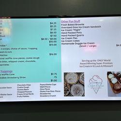 Silver Spoon Ice Cream & Sweets - Menu