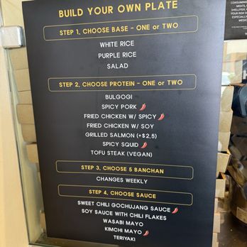Chilban - Menu - Korean Near Me - Fullerton, California