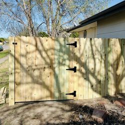 Dan’s Lawn And Fence - Custom gate built for a customer
