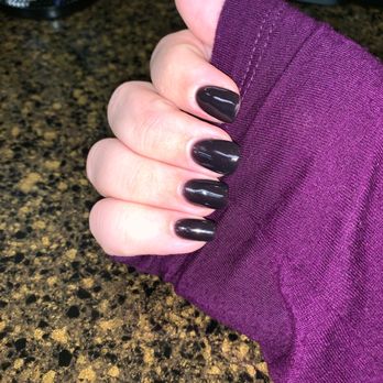 Omni Organic Nails - Dip powder, natural nails with flash on. - Nail Salons Near Me - Orange, California