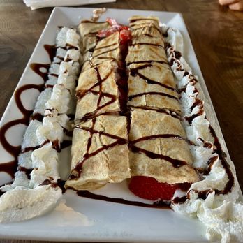 The Creperie Cafe - Strawberry Crepe - Creperies Near Me - Seaside, California The Creperie Cafe - Strawberry Crepe - Creperies Near Me - Seaside, California