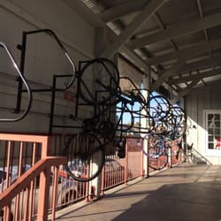 Pacific Edge Rock Climbing Gym - Bike racks.