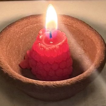 Cafe Lolo - The cutest raspberry birthday candle - American Near Me - Seattle, Washington Cafe Lolo - The cutest raspberry birthday candle - American Near Me - Seattle, Washington