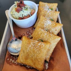 Poblano pimento cheese with parm beignets