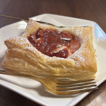 The Coffee Builders - Strawberry Rhubarb pastry - Coffee & Tea Near Me - Phoenix, Arizona
