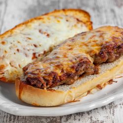 Rosa's Pizza - Homemade Sausage Sub on Homemade Bread
