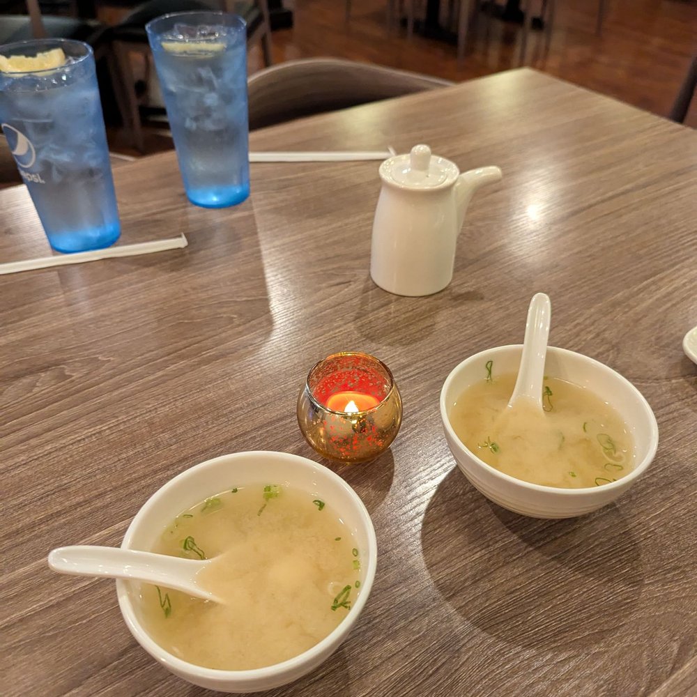 Ahi Sushi - Miso soup (comp) - Sushi Bars Near Me - Bakersfield, California Ahi Sushi - Miso soup (comp) - Sushi Bars Near Me - Bakersfield, California