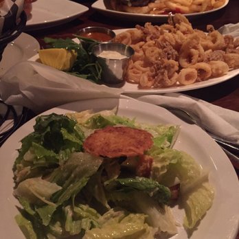 McGinty's Public House - Ceaser salad and calamari! - Irish Near Me - Silver Spring, Maryland