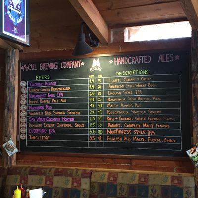 Menu photo 6 McCall Brewing Company McCall, ID