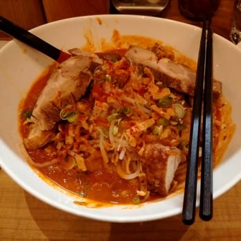 Ichifuku - Volcan ramen level 3 with extra chashu - Ramen Near Me - Montreal, Quebec Ichifuku - Volcan ramen level 3 with extra chashu - Ramen Near Me - Montreal, Quebec