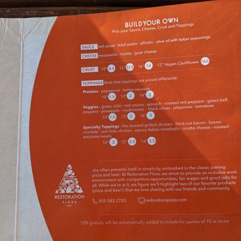 Restoration Pizza - Pizza Near Me - Albuquerque, New Mexico Restoration Pizza - Pizza Near Me - Albuquerque, New Mexico