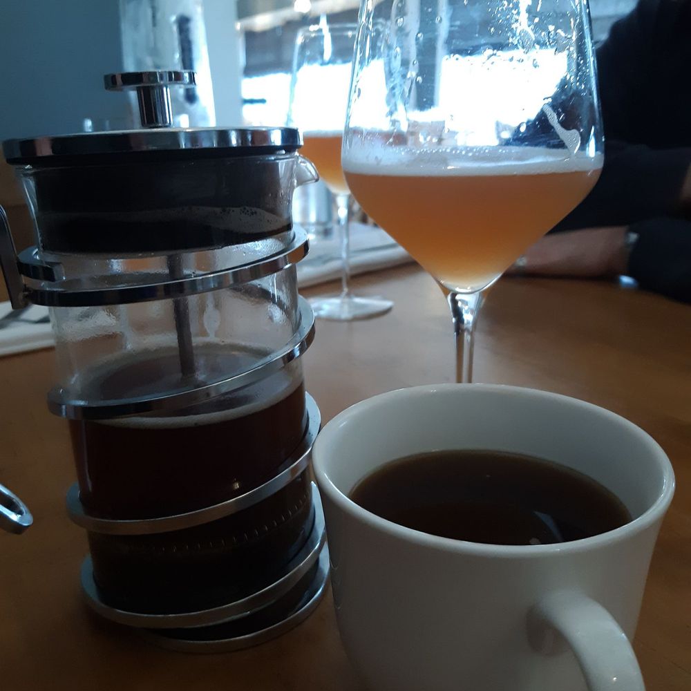 Carte Blanche - Individual French press coffee and the apple rose - French Near Me - Hamburg, New York Carte Blanche - Individual French press coffee and the apple rose - French Near Me - Hamburg, New York