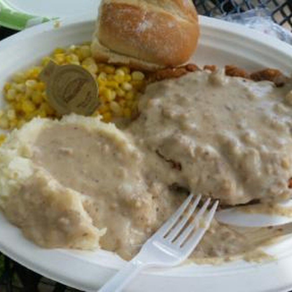 Lovewell Marina & Grill - Chicken Fried Steak meal. - Pizza Near Me - Webber, Kansas