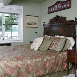 Abode On The Sea - Your private bedroom with antique queen bed and window with great views and sound of waves