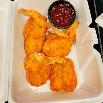 Burritoholics - Fried Shrimp with raspberry chipotle dipping sauce - Beer Bar Near Me - Mesa, Arizona