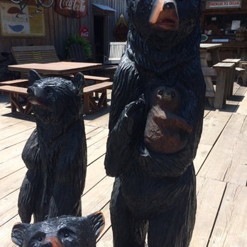 The Outpost - The wood carvings here are amazing! - American Near Me - Savannah, Tennessee