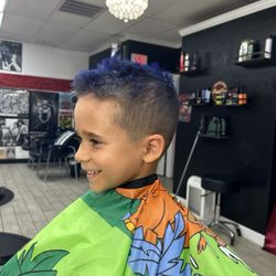Frances Scissor Hands The Barber - Kids cut by Kate
