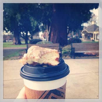 Brewed Cafe & Pub - Maple bar and nonfat latte- the nonfat milk cancelled out the fat in the donut - Coffee & Tea Near Me - Vancouver, Washington