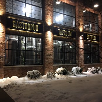 New York Beer Project - Outside of the building, 5:30 in November - Breweries Near Me - Lockport, New York