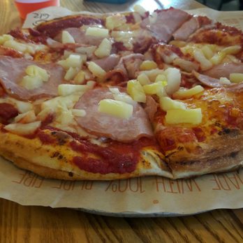 Blaze Pizza - Ham and pineapple - Salad Near Me - Torrance, California Blaze Pizza - Ham and pineapple - Salad Near Me - Torrance, California