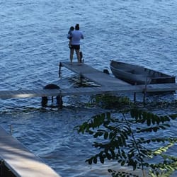 DerMiner's Parkside Resort - On the dock