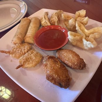 Tang’s Kitchen - Sampler plate apps. - Chinese Near Me - Sparks, Nevada