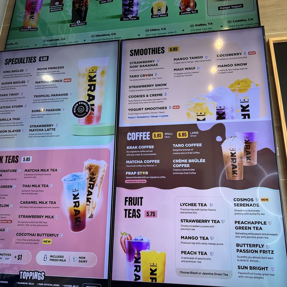 Krak Boba - Bubble Tea Near Me - Westminster, California Krak Boba - Bubble Tea Near Me - Westminster, California