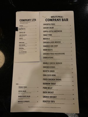 Menu photo 2 Wolfe Pack Company Bar London, ON Menu photo 2 Wolfe Pack Company Bar London, ON
