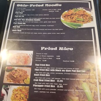 Thai Food Kitchen - Menu - Thai Near Me - Henderson, Nevada