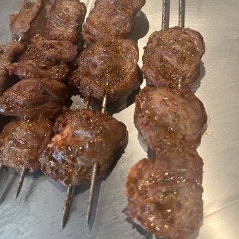 Khan Skewer Restaurant - Chicken hearts = dry - Barbeque Near Me - Honolulu, Hawaii