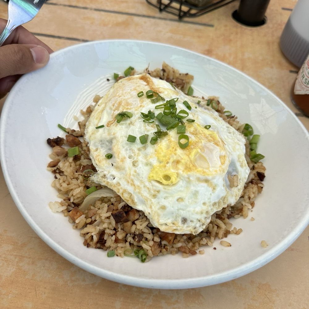 Kihei Caffe - Pork Fried Rice with Eggs - Hawaiian Near Me - Kihei, Hawaii Kihei Caffe - Pork Fried Rice with Eggs - Hawaiian Near Me - Kihei, Hawaii