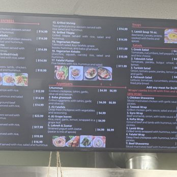 Yaffa Grill - Menu 1/2 - Mediterranean Near Me - Georgetown, Kentucky Yaffa Grill - Menu 1/2 - Mediterranean Near Me - Georgetown, Kentucky
