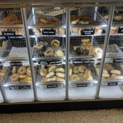 Bagels & Beans - Wide variety of bagel displays (French toast, Black Russian, other specialty bagels)