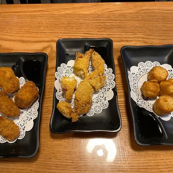 Koi Sushi - 14. Fried Oysters, 16. Soft Shell Crab Tempura, fried 9. Shrimp Shumai - Japanese Near Me - Chicago, Illinois Koi Sushi - 14. Fried Oysters, 16. Soft Shell Crab Tempura, fried 9. Shrimp Shumai - Japanese Near Me - Chicago, Illinois