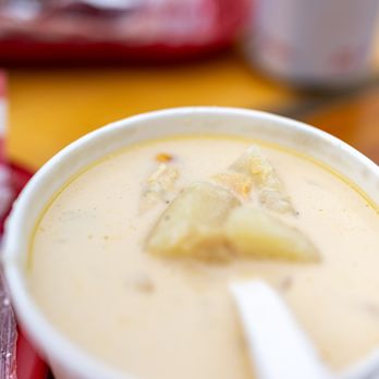 Sprague's Lobster - Homemade Chowder ($9) - Seafood Near Me - Wiscasset, Maine Sprague's Lobster - Homemade Chowder ($9) - Seafood Near Me - Wiscasset, Maine
