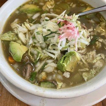 5 Rabanitos - Beef Pozole en Pipian Mole Verde - Mexican Near Me - Chicago, Illinois