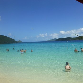Coki Beach - View at Coki from my chair - Beaches Near Me - St Thomas, Virgin Islands