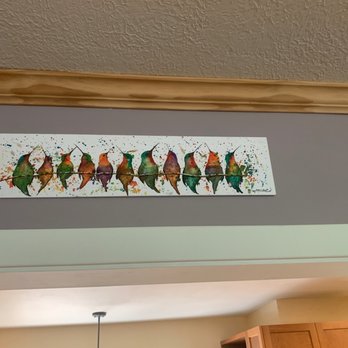 Frame of Mind - Watercolor of Peruvian hummingbirds. - Framing Near Me - Sebastopol, California