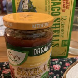 ALDI - Salsa (a little too sweet for me) and hard taco shells